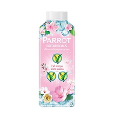 PARROT 鸚鵡牌 植物涼感爽身粉-白櫻花香，泰國進口，清爽控油，細緻呵護，持久留香, 260g, 1個