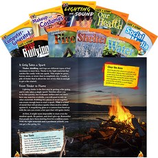 (英文圖書) Time(r) Grades 6-8: Science 9-Book Set 精裝版, Teacher Created Materials, English