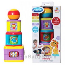 Playgro 培高 可愛動物疊疊塔 堆疊玩具, 詳見包裝, 詳見包裝, 可愛動物疊疊塔/單組入