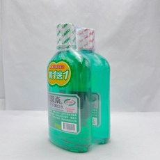 德恩奈 清新雙效漱口水 500/720ML 買1送1 優惠組 (不含酒精/清爽護齒/口氣清新), 2個, 720ml