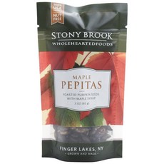 Stony Brook Oils 楓糖烤南瓜籽 素食 無麩質 85g, 1個