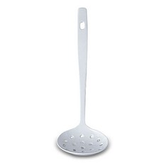 NichiNichidougu琺瑯迷你有孔湯杓, 1個, 銀