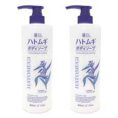 KUMANO 熊野油脂 麗白薏仁泡沫沐浴乳, 2個, 800ml