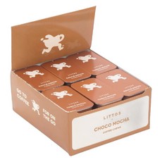 Littos 巧克力摩卡咖啡咀嚼錠, 24盒, 15g