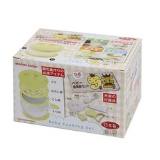 阿卡將本舖 多功能止滑嬰兒副食品研磨料理組, フタ,おろし器,こし器,すり鉢, 粉色