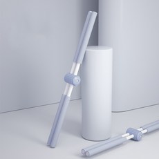 德利生活 瑜珈形體棍 瑜珈棍 健身器材 矯正駝背必備品 瑜珈柱 在家健身 安全方便, 淺藍色, 1個