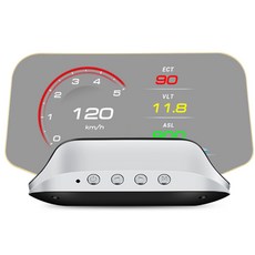 FLYone C3 雙系統汽車抬頭顯示器 OBD2/GPS 多功能顯示, 標配(附帶開關OBD線), 1套