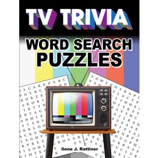 (英文圖書) TV Trivia Word Search Puzzles 平裝版, Dover Publications, 英文
