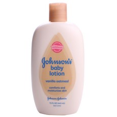 Johnson's 嬌生 潤膚乳 香草燕麥片味, 1瓶, 443ml