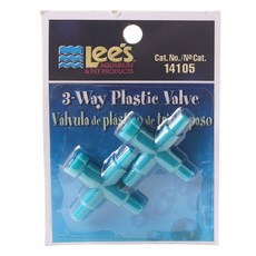 Lee's AQUARIUM & PET PRODUCTS 三通塑膠閥, 2個
