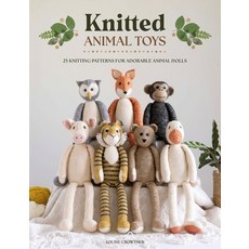 (英文圖書) Knitted Animal Toys: 25 Knitting Patterns for Adorable Animal Dolls 平裝版, David & Charles, 英文
