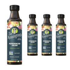 Sir Kensington's Peperoncini 義大利草本和濃烈的無麩質素食無糖, 4個, 250ml