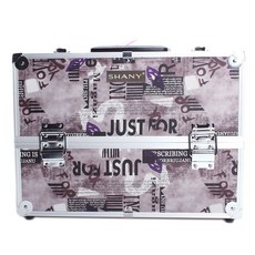 SHANY 專業化妝箱+單肩棕色背帶, 棕色奶油