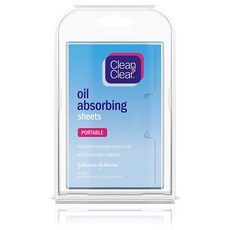 Clean&Clear 可伶可俐 便攜式吸油面紙 5*8cm, 1組, 50入
