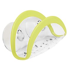 SPECTRUM Cora 吸水槽洗滌器掛鉤長度 7.6 x 寬度 11.4 x 深度 5.7cm, 1個, 石灰+透明