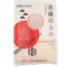 魚米之鄉 花蓮富里鄉農會 花蓮越光米, 中級, 1.5kg, 1個