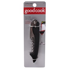 goodcook 開瓶器服務員豪華開酒器, 1個, 黑色的