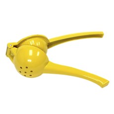 CHEF CRAFT 鋁製檸檬擠壓器, 1個, 黃色的