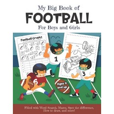 (英文圖書)My Big Book of Football Filled with Word Search Mazes Spot the difference How... 平裝版, Independently Published, 英文