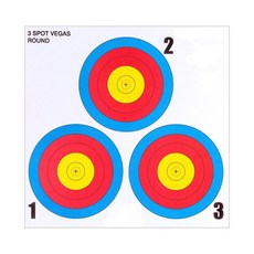 30-06戶外3點維加斯迷你紙靶, 100入, 混色