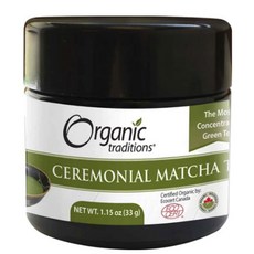 Organic traditions CEREMONIAL抹茶沖泡粉, 1個, 33克