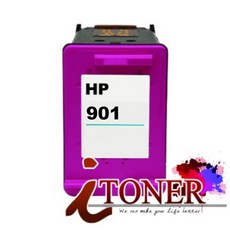 HP 901 墨水匣 適用於 J4500 J4580 J4550 系列, 彩色, 1個