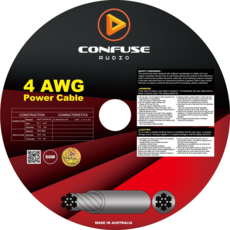 CONFUSE AUDIO 4 AWG 澳洲原裝進口 專業車用音響線材, 1個