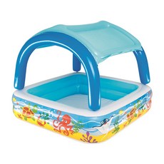 Bestway 遮陽充氣泳池52192 兒童遮陽戲水池