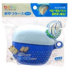 日貨 幼兒防灑碗 安全耐熱, 零食 收納盒藍