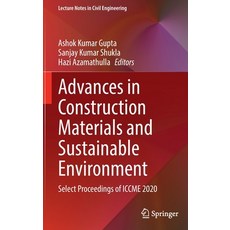 (英文圖書) Advances in Construction Materials and Sustainable Environment: Select Proceedings of ICCME 2020 精裝版, Springer, 英文