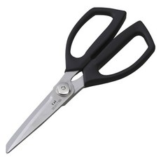 KAI 貝印 SELECT100 廚房剪刀, 1個, 銀色+黑色