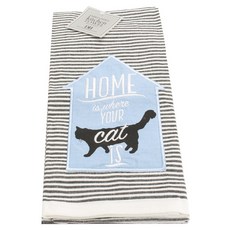 DESIGN IMPORTS 小貓房子圖案餐巾 45.7*71.1cm, 1個, 混色