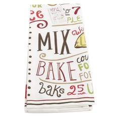 DESIGN IMPORTS 蘋果派食譜洗碗巾廚房十字架 45.7 x 71.1 厘米, 1個, 混色