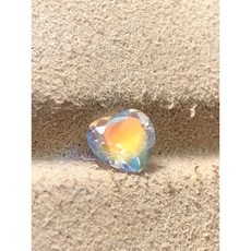 彩虹月光石愛心裸石 心形設計 美甲裝飾 閃耀光澤