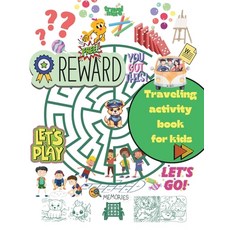 (英文圖書)Traveling activity book for kids 平裝版, Independently Published, 英文