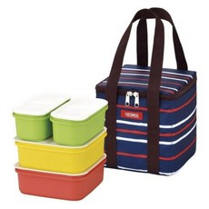 THERMOS 膳魔師 家庭保鮮便當盒 附紅色便當袋 DJF-2800 2.7L