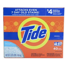 Tide 汰漬 濃縮洗衣粉, 1個, 1.6公斤