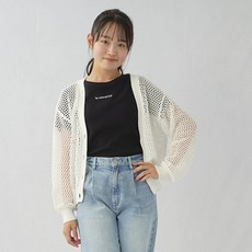 LOVETOXIC女款網眼開襟衫內搭T恤套裝