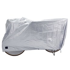 防雨防塵布質自行車罩, 1個, 銀