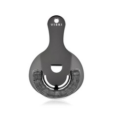 VISKI 金屬製彈簧調酒過濾器, 1個, 黑色的