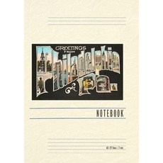 (英文圖書) Vintage Lined Notebook Greetings from Philadelphia Pennsylvania 平裝版, Found Image Press, 英文