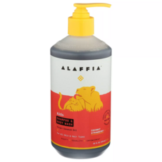 ALAFFIA 孩童洗髮沐浴乳 椰子草莓香, 1瓶, 475ml