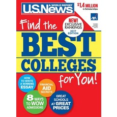 (英文圖書) Best Colleges 2017: Find the Best Colleges for You! 平裝版, U.S. News & World Report, 英文