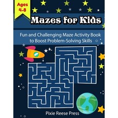 (英文圖書)Mazes for Kids Ages 4-8: Fun and Challenging Maze Activity Book to Boost Problem... 平裝版, Independently Published, 英文