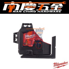 Milwaukee 美沃奇 12V鋰電三維綠光雷射墨線儀 M12 3PL-0C，精準測量，提升效率, 1個