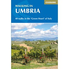 (英文圖書) Walking in Umbria: 40 Walks in the 'Green Heart' of Italy 平裝版, Cicerone Press, 英文