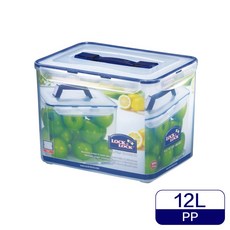 樂扣 手提密封盒 HPL889, 半透明, 1個, 12L-HPL889