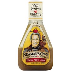 NEWMAN'S OWN 蜂蜜蘋果醋汁, 1個, 473ml