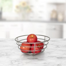 SPECTRUM 多樣化設計歐式水果容器廚房儲物籃/籃子, 鎳