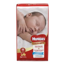 HUGGIES 好奇 迪士尼印花黏貼型尿布, NB, 32片